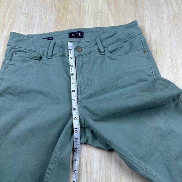 NYDJ Alina Convertible Ankle Mid Rise Straight Stretch Casual Everyday Jeans 8 - Picture 11 of 16